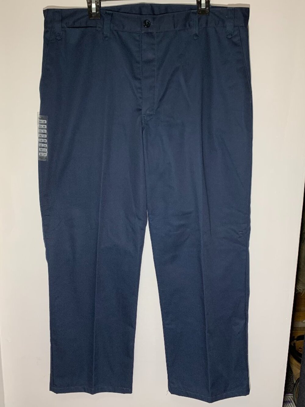 Dakota Work Pants Mens 38x30 Navy Blue FR Safety CAT 1A Utility Cargo Industrial